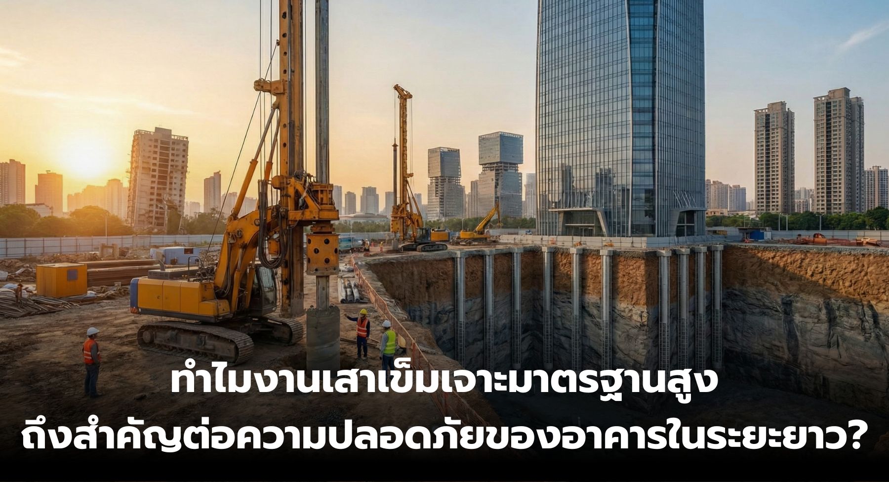 เสาเข็มกดไฮดรอลิค